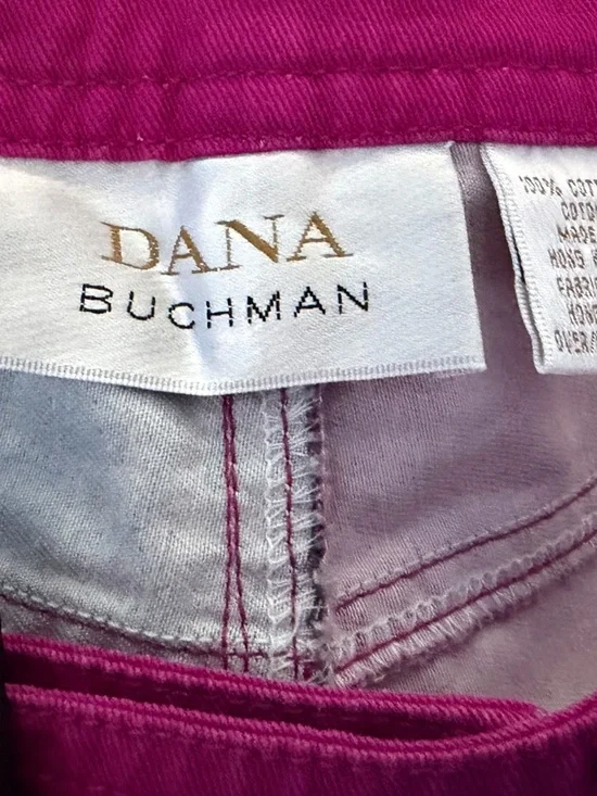 Dana Buchman Designer Bright Pink Floral Cargo Pants - Picture 5 of 5
